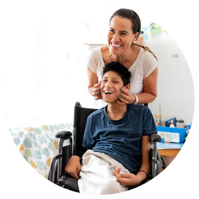 Reabilitação neurofuncional para adultos e criança domiciliar.